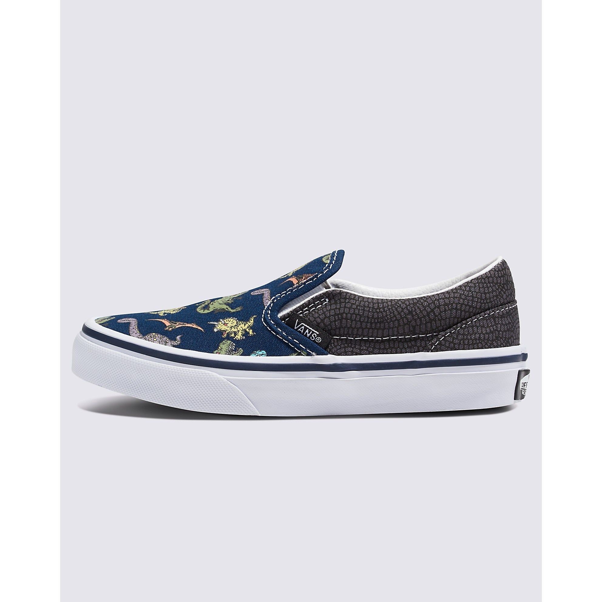 Vans Kids Classic Slip-On Glow in The Dark Sneakers - Light Up Shoes for Boys & Girls - Perfect for Nighttime Play, Parties & Outdoor Activities
