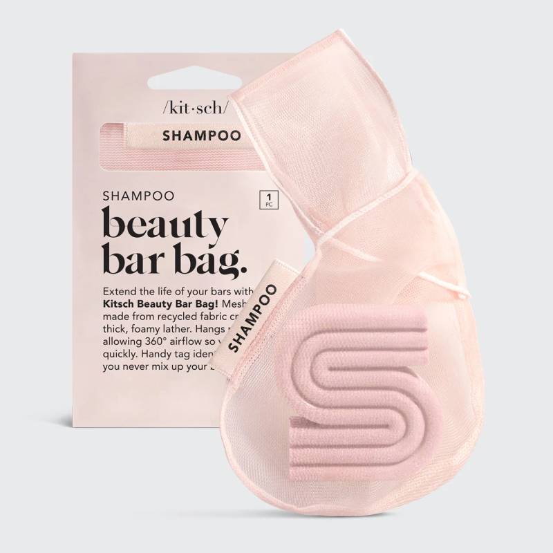 Organic Cotton Soap Bag for Travel & Shower - Reusable Mesh Pouch for Bar Soap Storage (Blush Pink) - Perfect for Gym, Camping & Eco-Friendly Bath Accessories