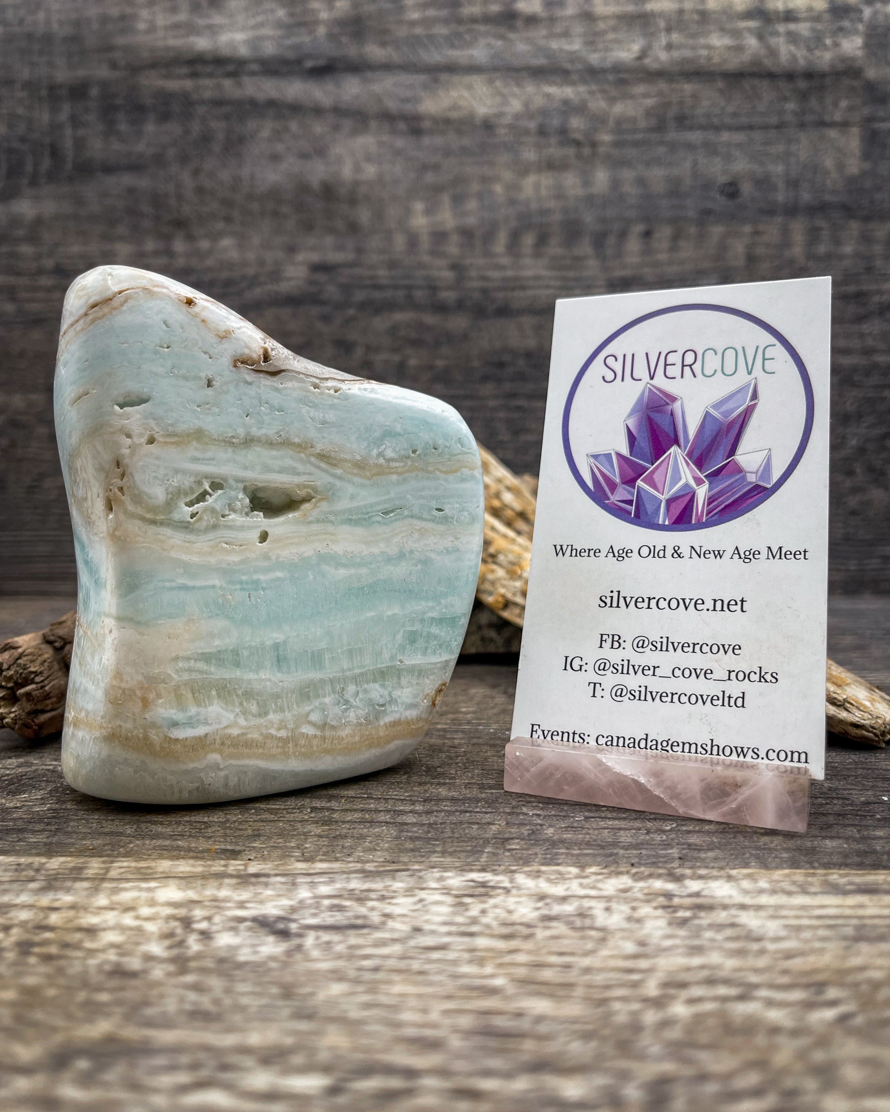 Natural Caribbean Calcite Freeform Stone - 352g Raw Crystal for Healing, Meditation & Home Decor - Perfect for Reiki, Yoga & Spiritual Practices