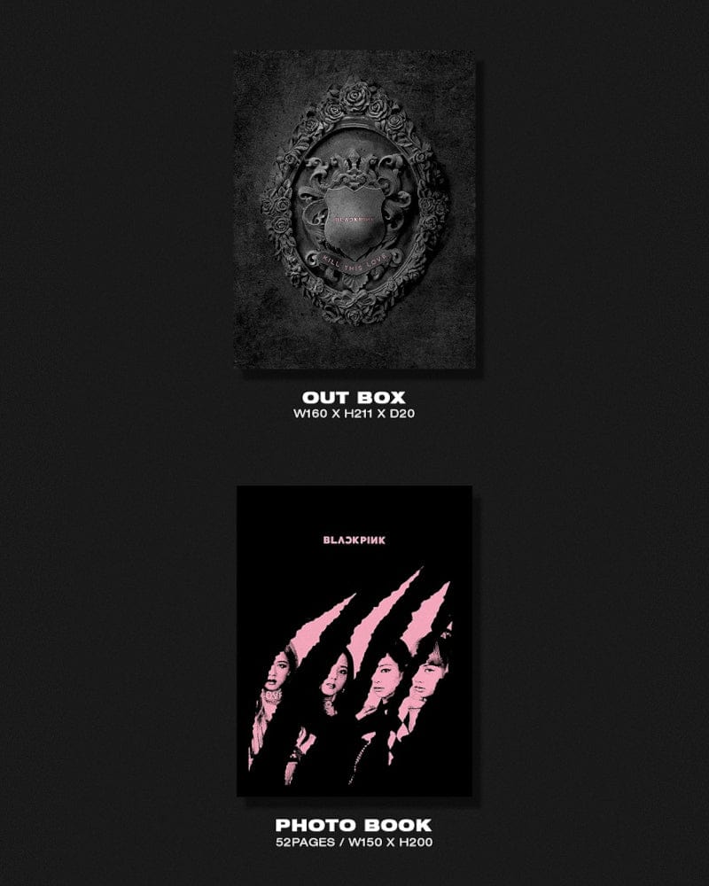 BLACKPINK KILL THIS LOVE (2nd Mini Album) - 2 Versions (Pink & Black) | K-Pop Music CD for Fans, Collectors & Gift Giving | Perfect for Dance Covers, Parties & K-Pop Collections