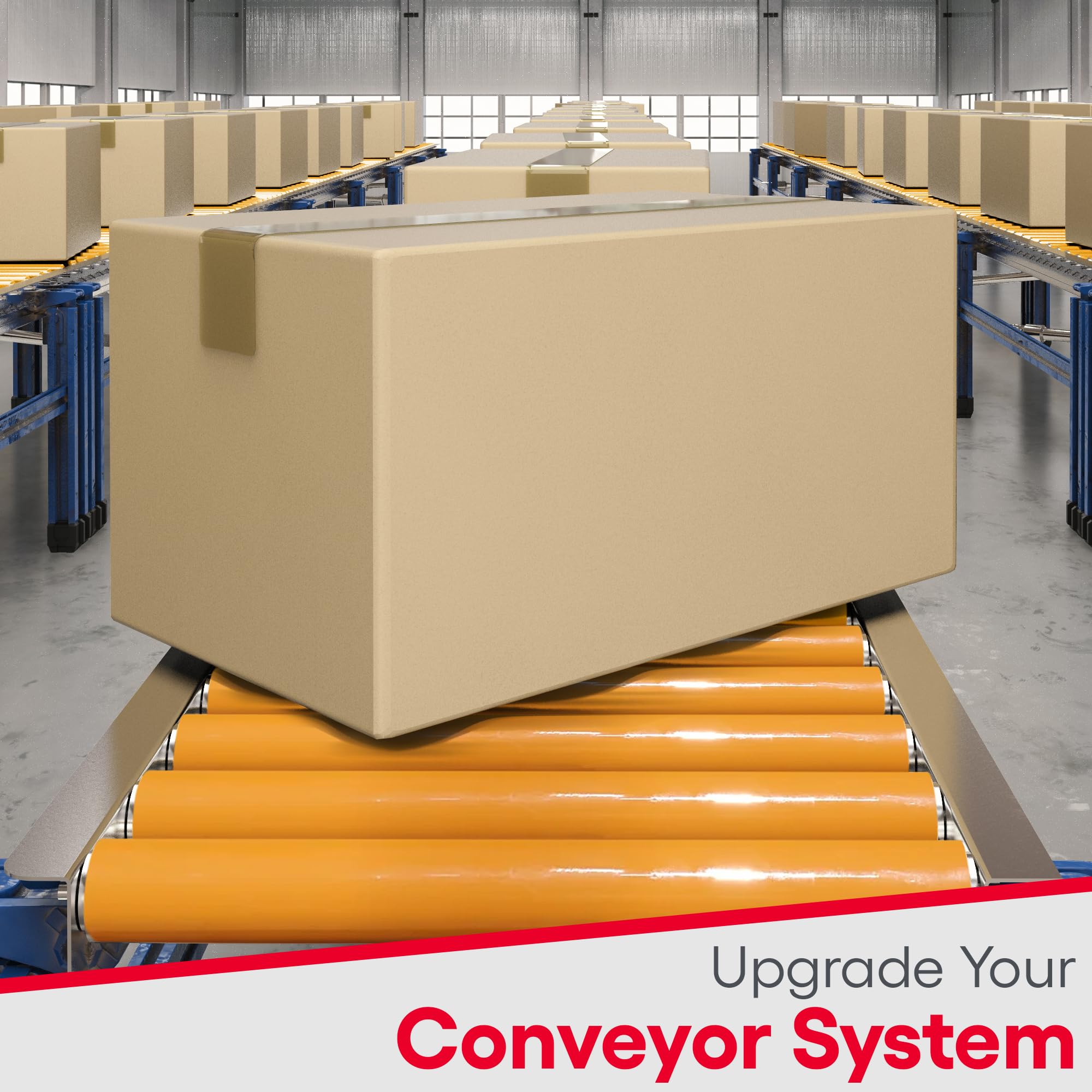 Ultimation Industries Heavy Duty Polyurethane Conveyor Rollers - 1.5
