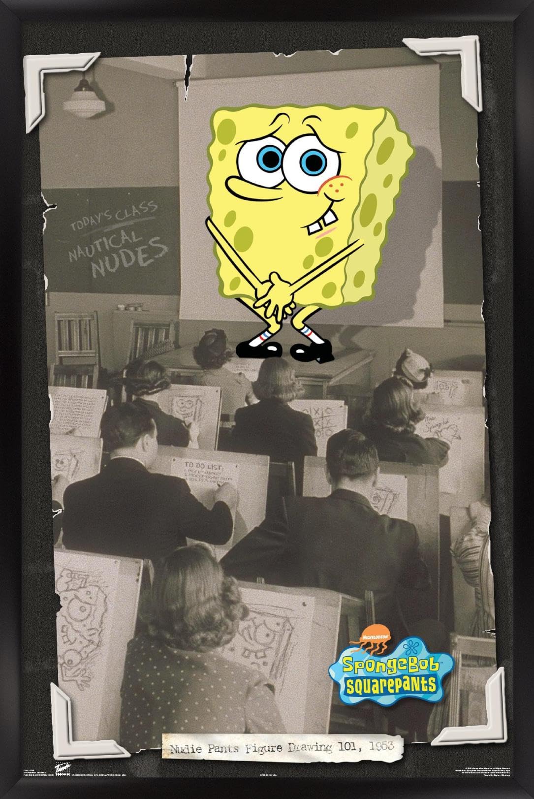 Trends International Nickelodeon SpongeBob SquarePants Classroom Poster - 14.725