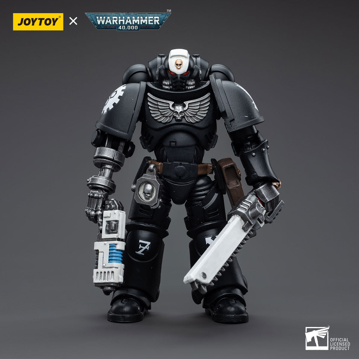 JOYTOY 1/18 Scale 3.75 Inch Warhammer 40K Iron Hands Intercessors Action Figure Set (4 Pack) - Perfect for Collectors, Tabletop Gaming, and Warhammer 40K Displays