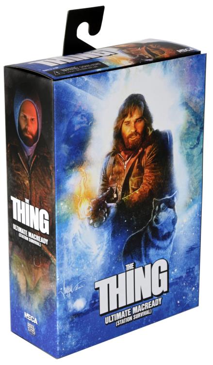 NECA The Thing Ultimate MacReady V2 Action Figure - Station Survival Edition - Collectible Horror Movie Toy for Fans & Display
