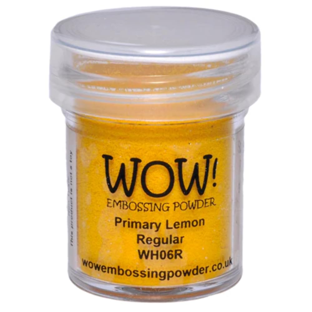Wow Embossing Powder 15ml - Lemon Scented Heat Activated Craft Powder for Card Making, Scrapbooking & DIY Projects