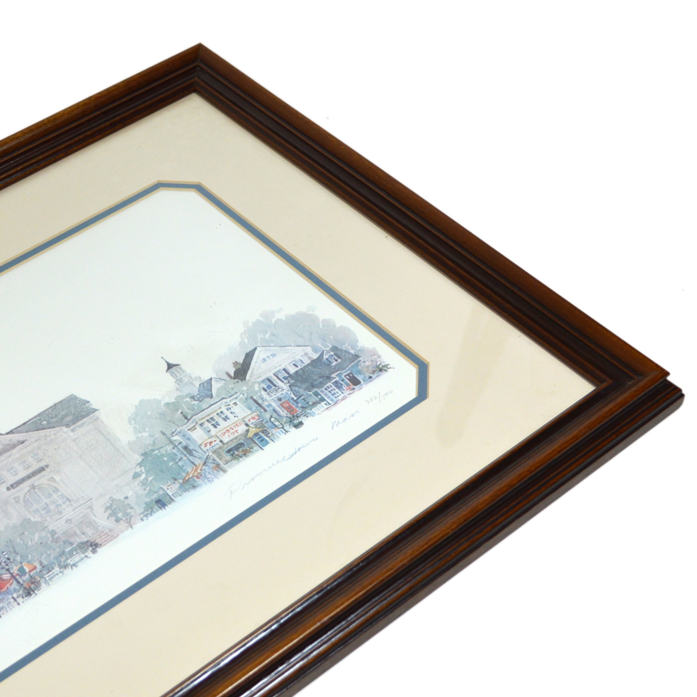 Limited Edition Framed Print Signed by Leonard Weber - Numbered 362/500 - Provincetown MA Artwork - Perfect for Home Decor, Office Wall Art & Gift Giving