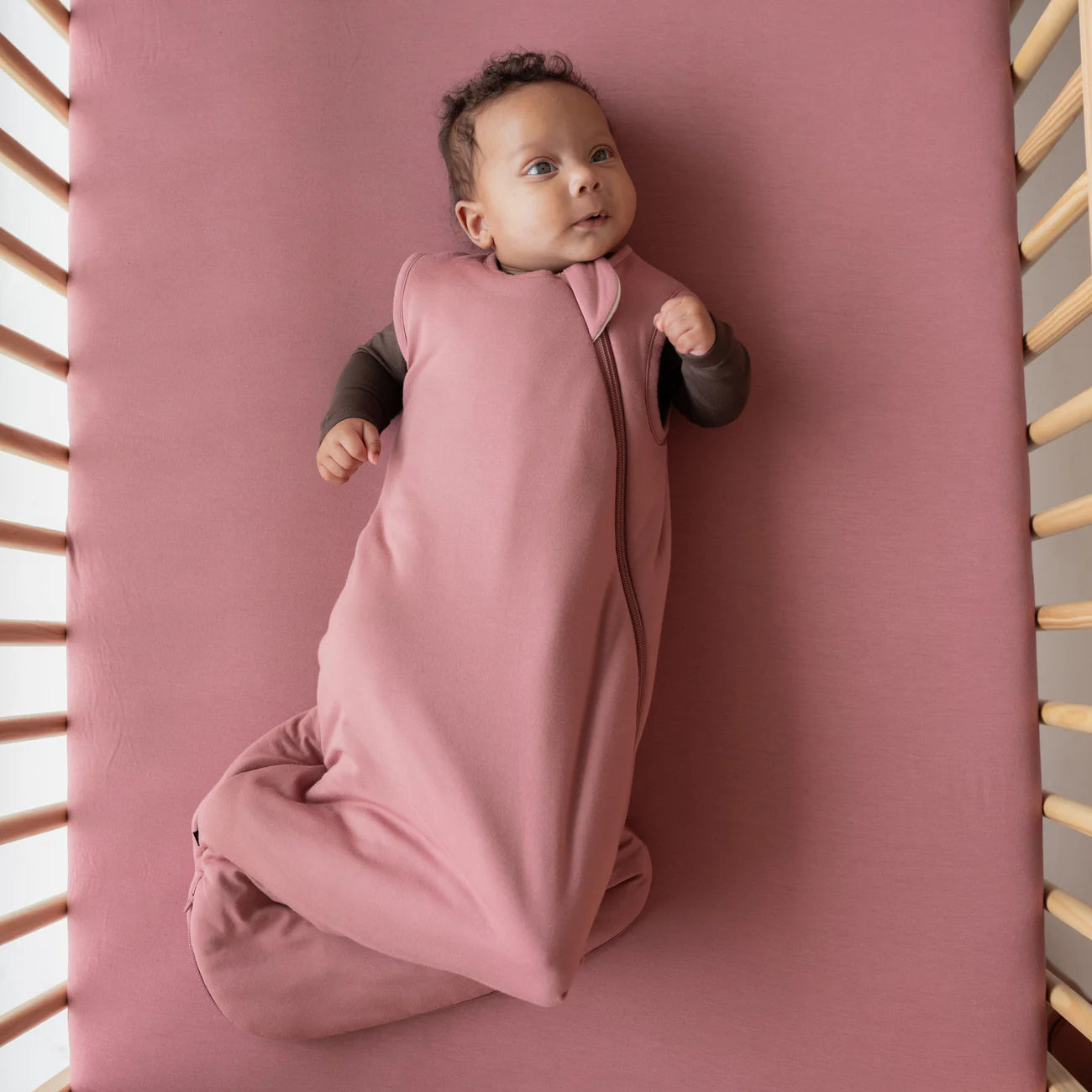 Premium Dusty Rose Sleep Bag for Adults - Soft & Breathable Sleeping Sack for Camping, Travel & Home Use