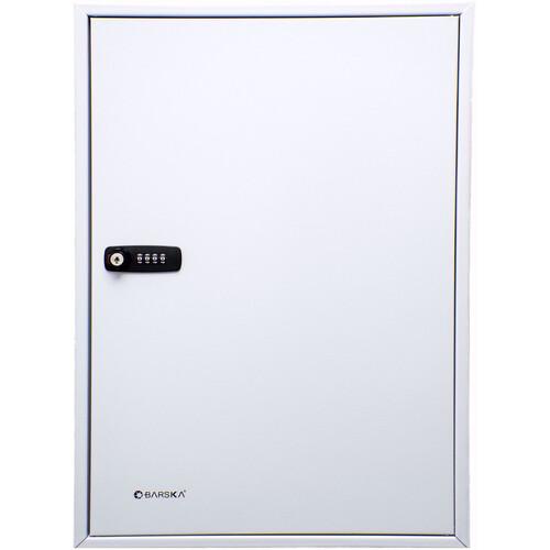 Barska CB13560 100 Position Adjustable Key Cabinet with Combination Lock - Secure Key Storage for Home, Office & Garage (Grey)