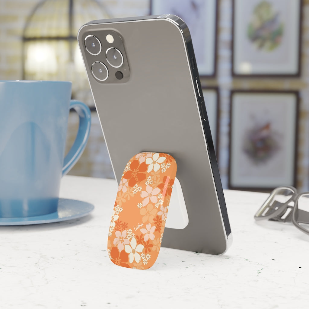 Groovy Pua Phone Grip - Non-Slip Phone Holder with Adhesive for iPhone & Samsung - Perfect for Selfies, Gaming & Daily Use