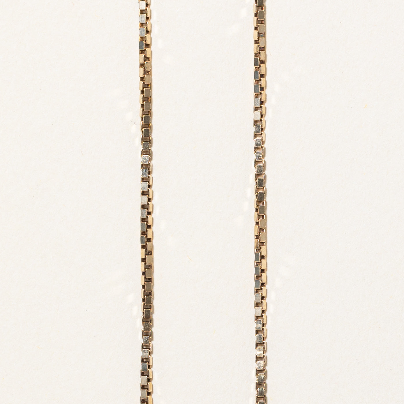 10K Yellow Gold Box Link Chain Necklace - 20 Inches | Elegant & Durable Jewelry for Women | Perfect for Everyday Wear, Layering & Special Occasions