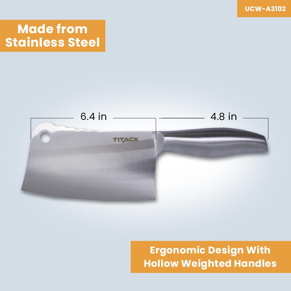 Premium 12-Inch Stainless Steel Butcher Knife - Single Forged Cleaver for Precision Meat Cutting & Chopping - Ergonomic Comfort Grip Handle - Perfect for Home Kitchen, Restaurant & Professional Butcher Use