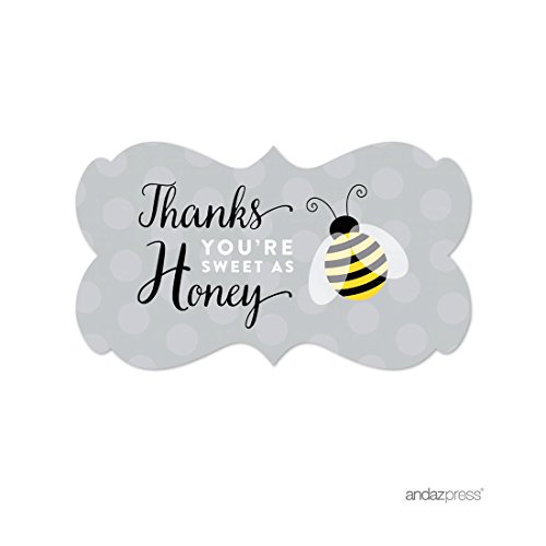 Labels Fancy Frame Thank You