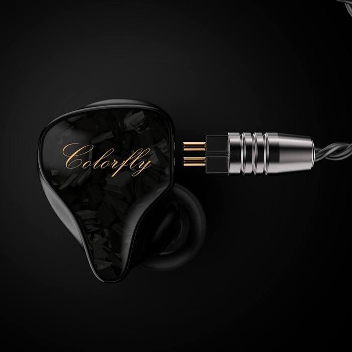 Colorfly Quintet 1DD+4BA Hybrid In-Ear Monitors (IEM) - High Fidelity Audiophile Earphones for Music, Gaming & Studio Recording