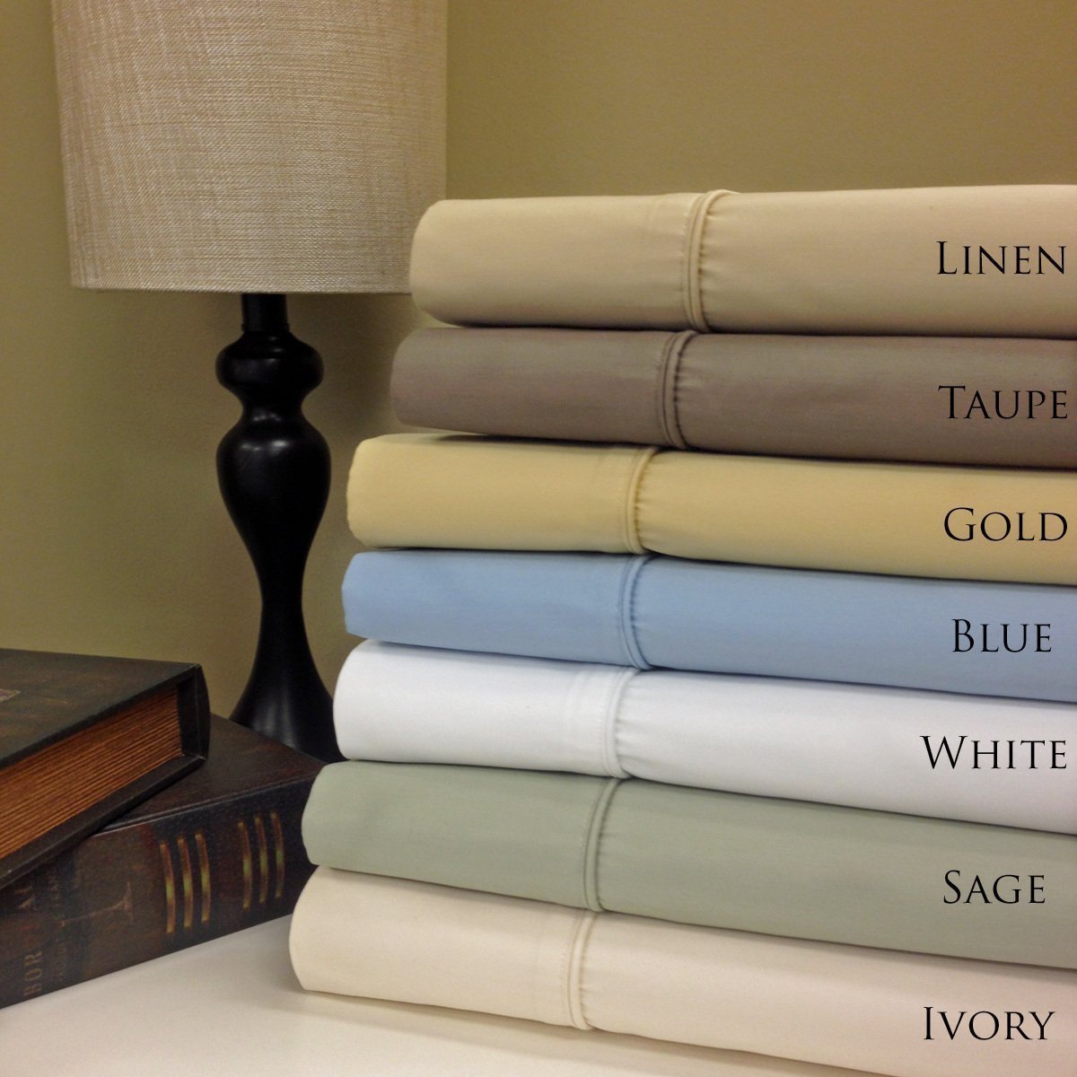 Royal Tradition Twin XL Wrinkle-Free Sheet Set - 650 Thread Count White Cotton-Poly Blend Bedding - Perfect for Guest Rooms, Dorms & Cozy Bedrooms