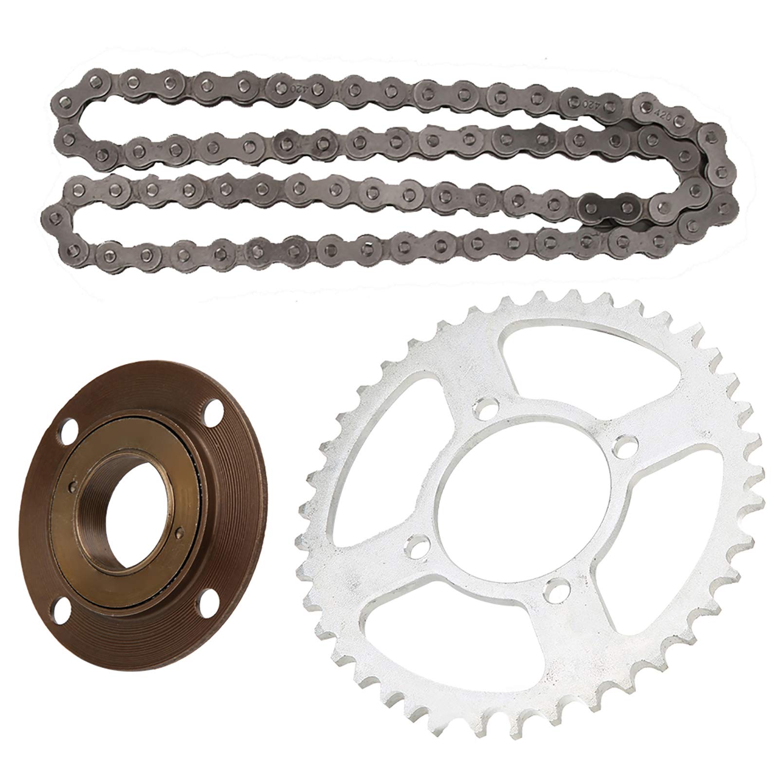Sturdy Durable Electric Tricycle Crankset Set - Toothless Flywheel Replacement Part for E-Trikes - Perfect for Commuting, Cargo Transport & Senior Mobility