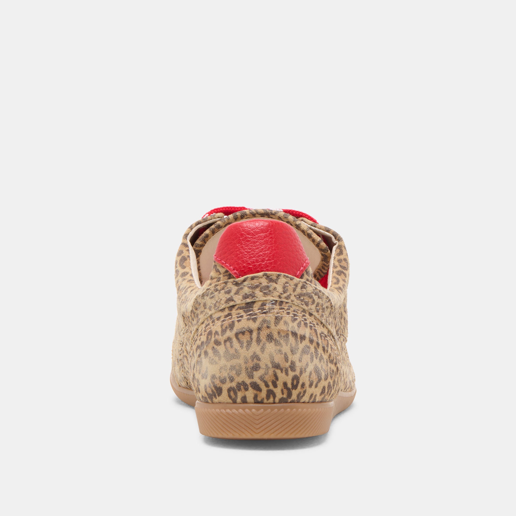 LAINI SNEAKERS Women's Tan Leopard Print Suede Casual Sneakers - Comfortable Walking Shoes for Women, Perfect for Daily Wear, Work, and Travel