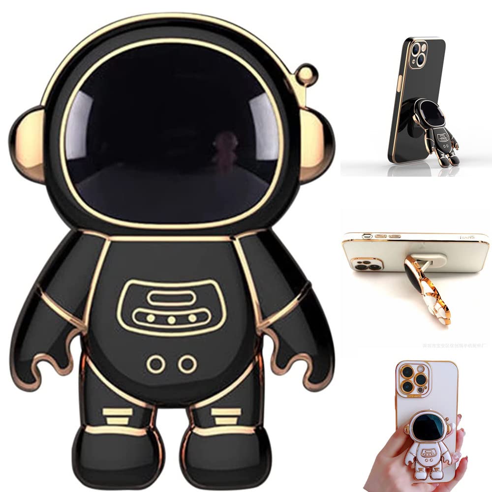 Foldable Astronaut Design Phone Stand Holder - Adjustable Kickstand for Desk, Compatible with All Phones & Tablets, Creative Phone Ring for Women & Girls | Perfect for Office, Home & Travel Use