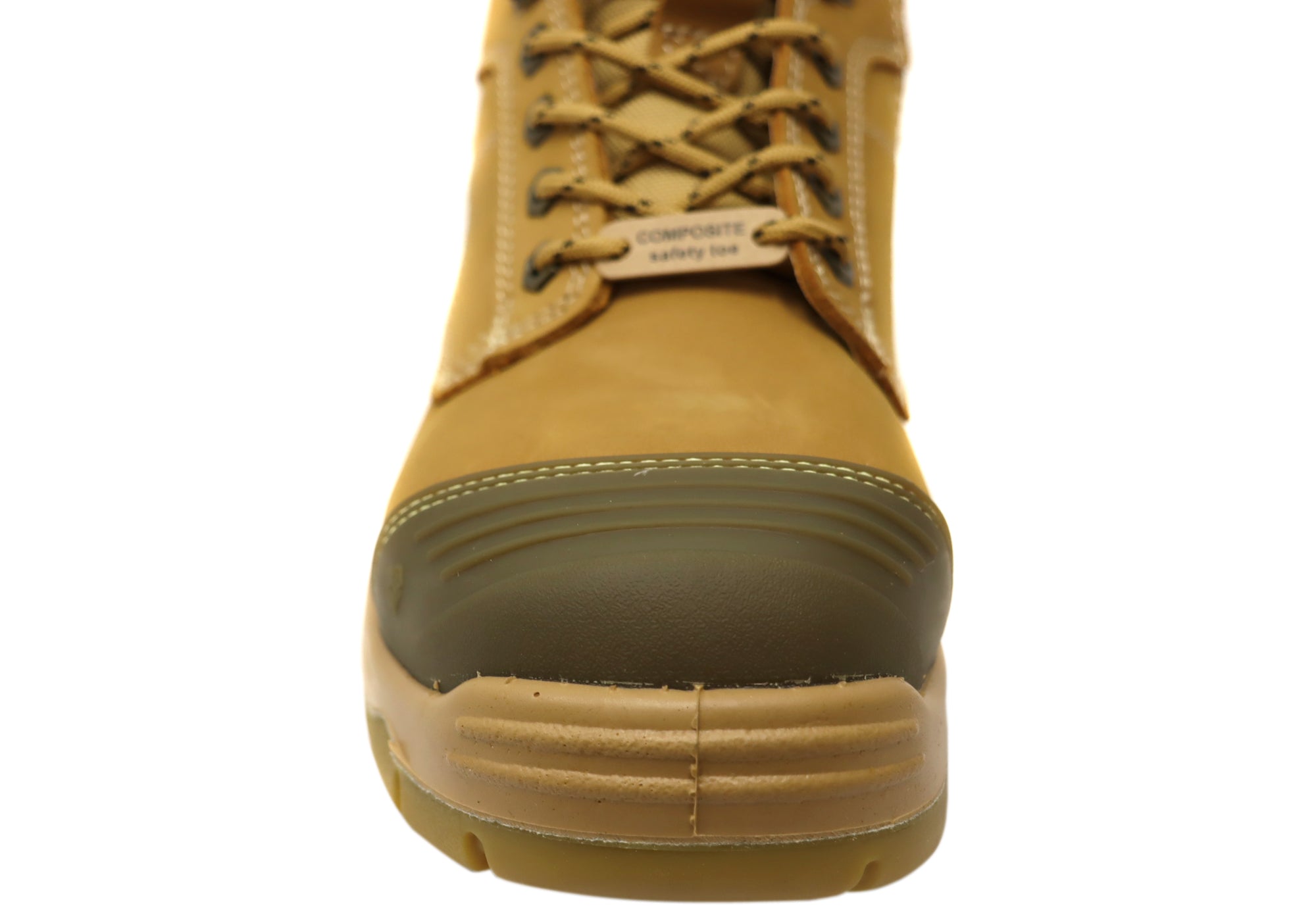 KingGee Men's 6 Inch Phoenix Zip & Lace Composite Toe Safety Work Boots - Durable Steel Toe Shoes for Construction, Warehouse & Outdoor Work