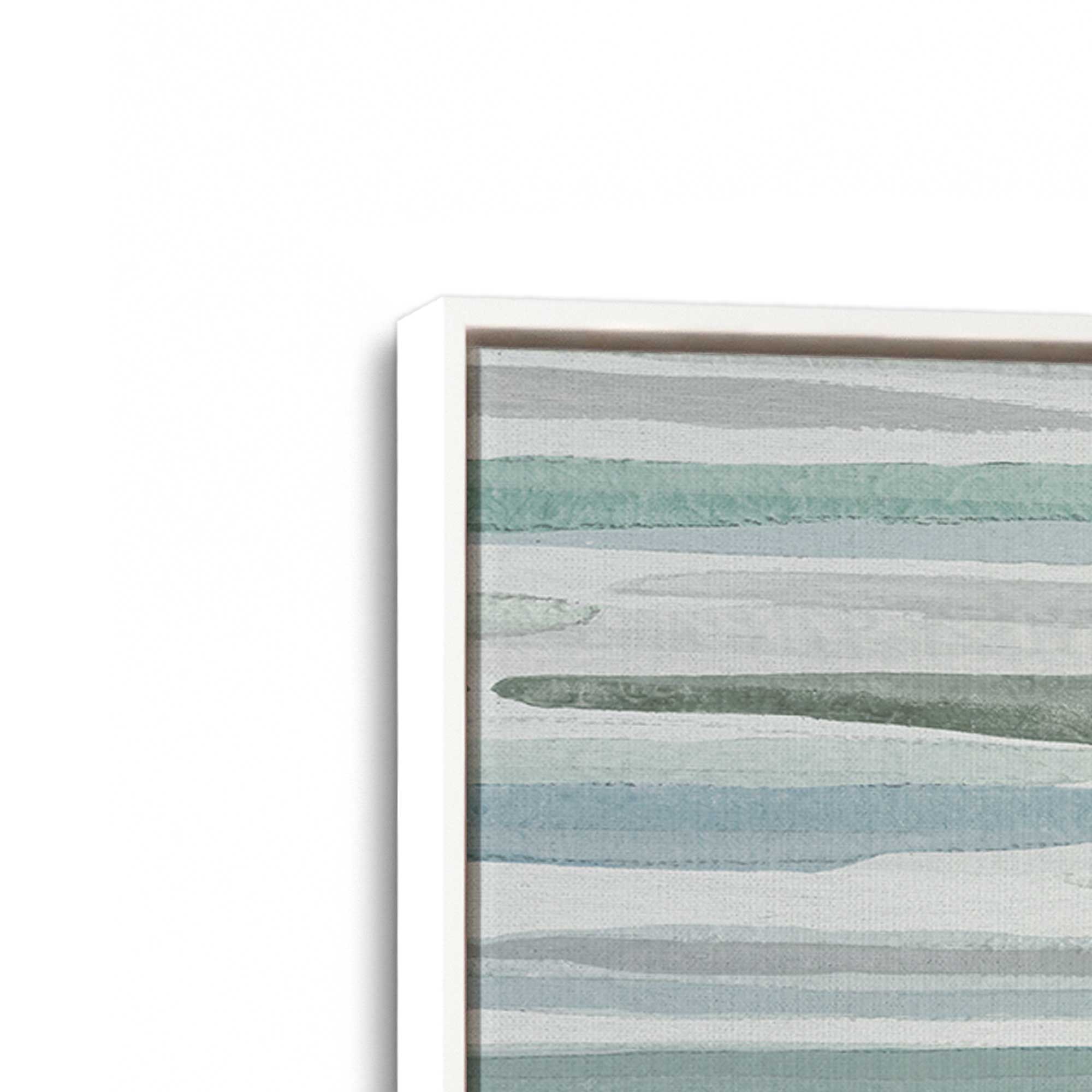 Cresting Calm v1 Canvas Wall Art Print - Ocean Wave Painting for Living Room, Bedroom & Office Decor