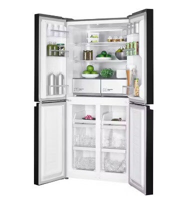 Hitachi HR4N7522DS XSG 466L French Door Bottom Freezer Refrigerator - Energy Efficient Large Capacity for Modern Kitchen & Home Storage