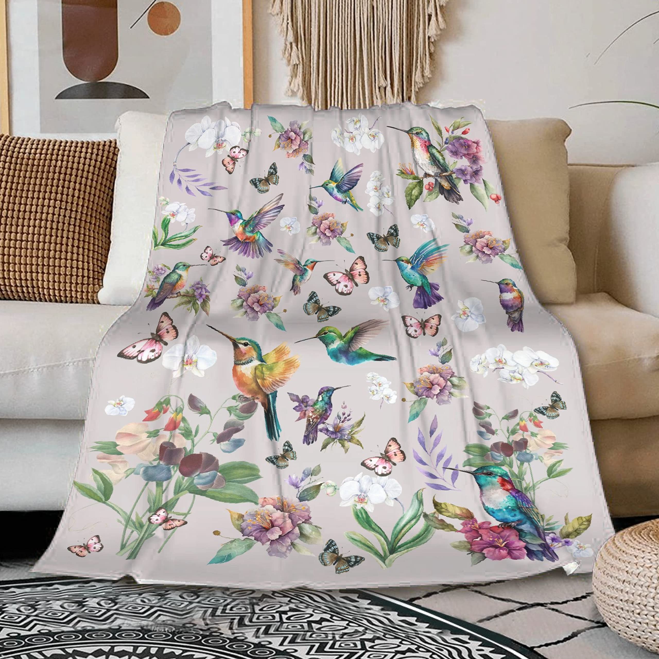 Hummingbird Throw Blanket 40