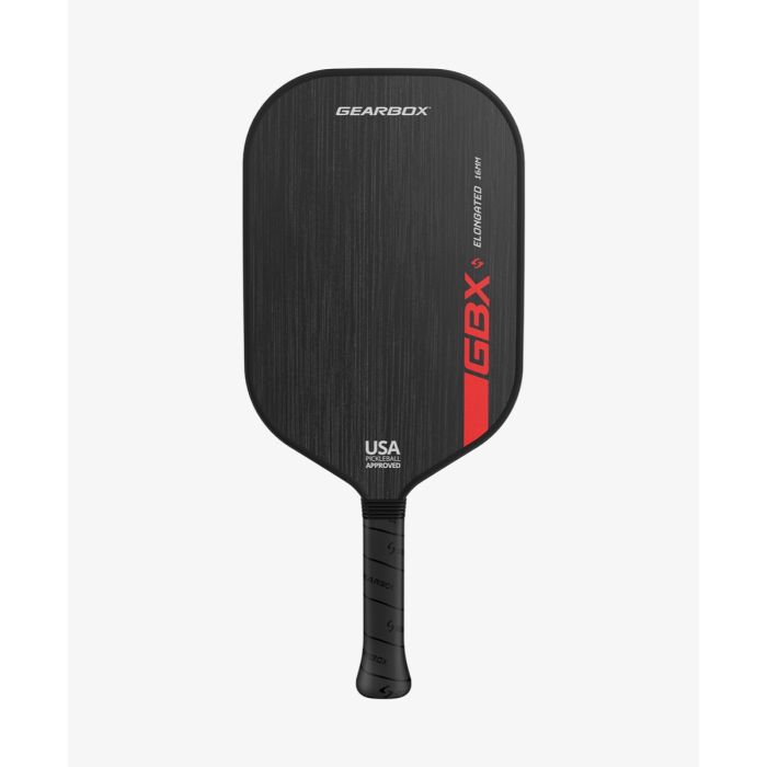 Premium Gearbox GBX Elongated 16mm Pickleball Paddle - Lightweight Carbon Fiber Design for Enhanced Control & Power | Perfect for Competitive Play & Outdoor Recreation