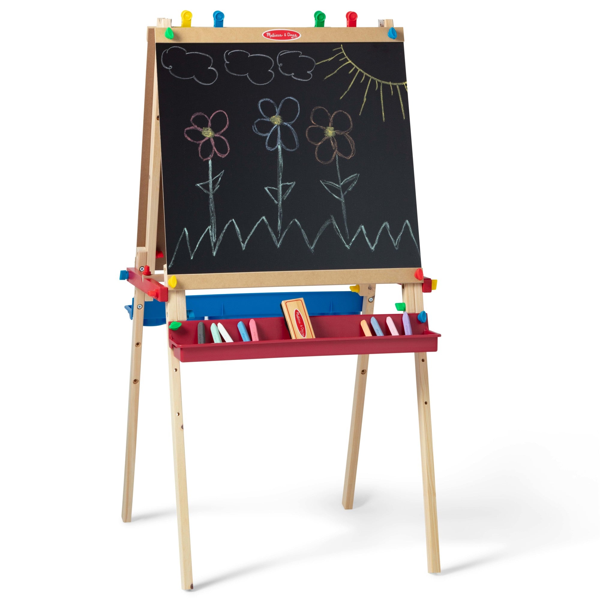 Premium Wooden Standing Art Easel - Adjustable Height Artist Painting Display Board for Kids & Adults - Perfect for Home, Studio & Classroom Art Projects