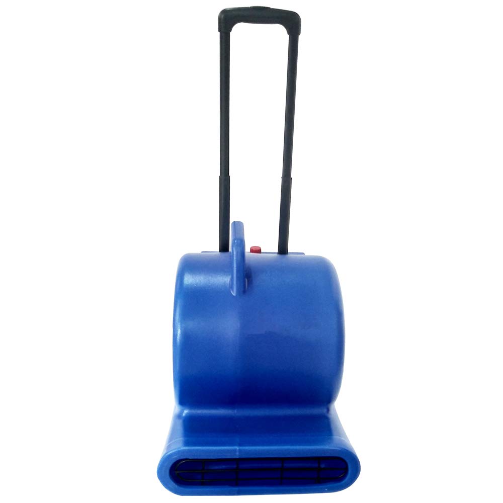 INTBUYING 3-Speed Heavy Duty Air Mover Blower Fan - 1.2HP 5700 CFM High Power Carpet Dryer & Floor Fan (220V, Blue) - Ideal for Water Damage Restoration, Construction Sites, and Quick Drying Floors