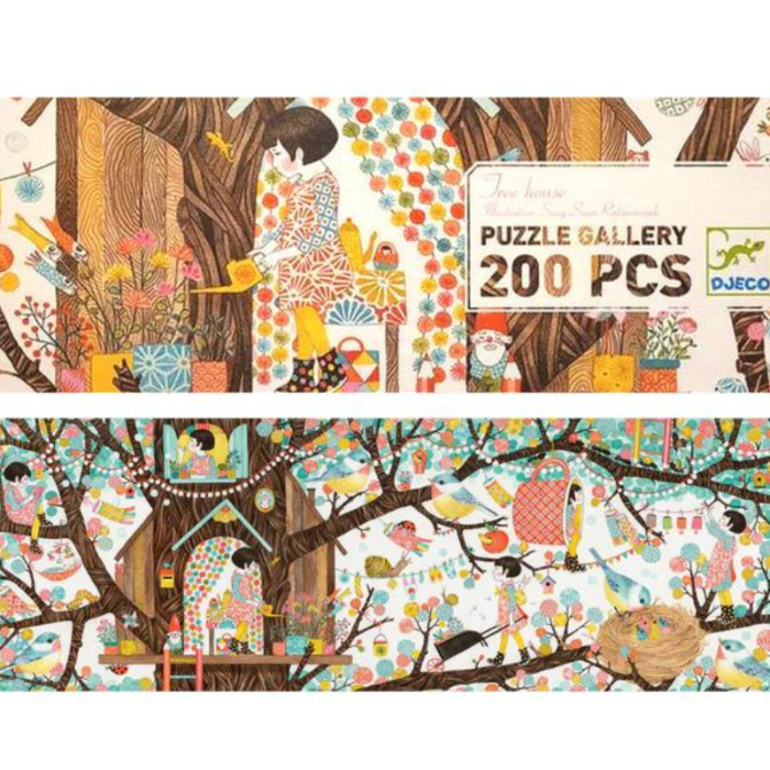 200 Piece Tree House Puzzle for Adults & Kids - Fun Family Activity, Relaxing Brain Teaser, Perfect for Home Decor & Gifts