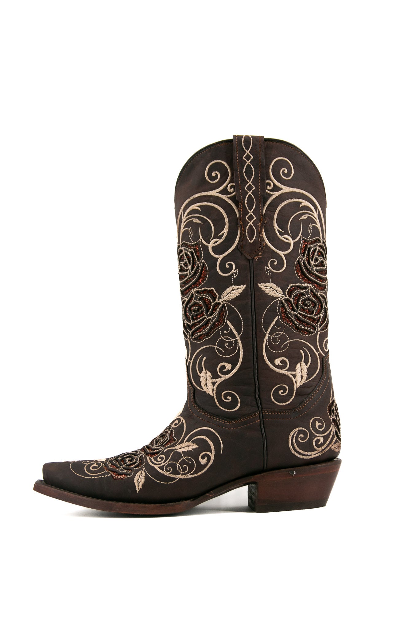 Rosal Snip Toe Cowgirl Boots for Women - Western Ankle Boots with Pointed Toe | Perfect for Country Dancing, Rodeo, and Casual Outfits