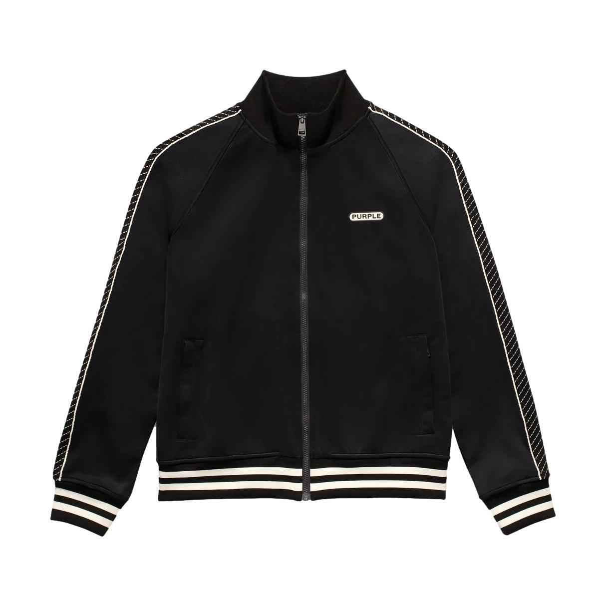 PURPLE BRAND P414 Poly Tricot Track Jacket - Lightweight Athletic Running Jacket for Men & Women - Perfect for Gym, Jogging & Streetwear Fashion