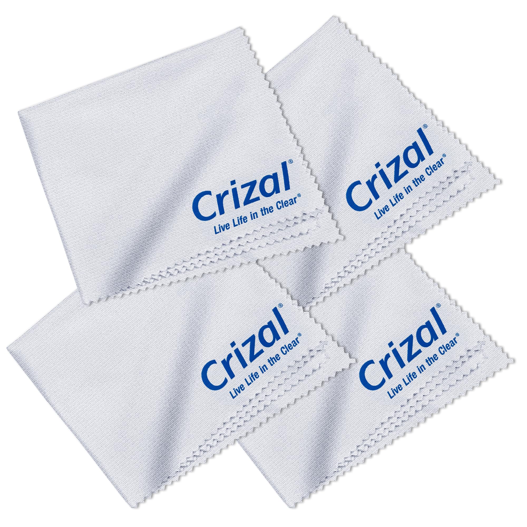 Crizal Lens Cleaning Cloth 4-Pack (6.5