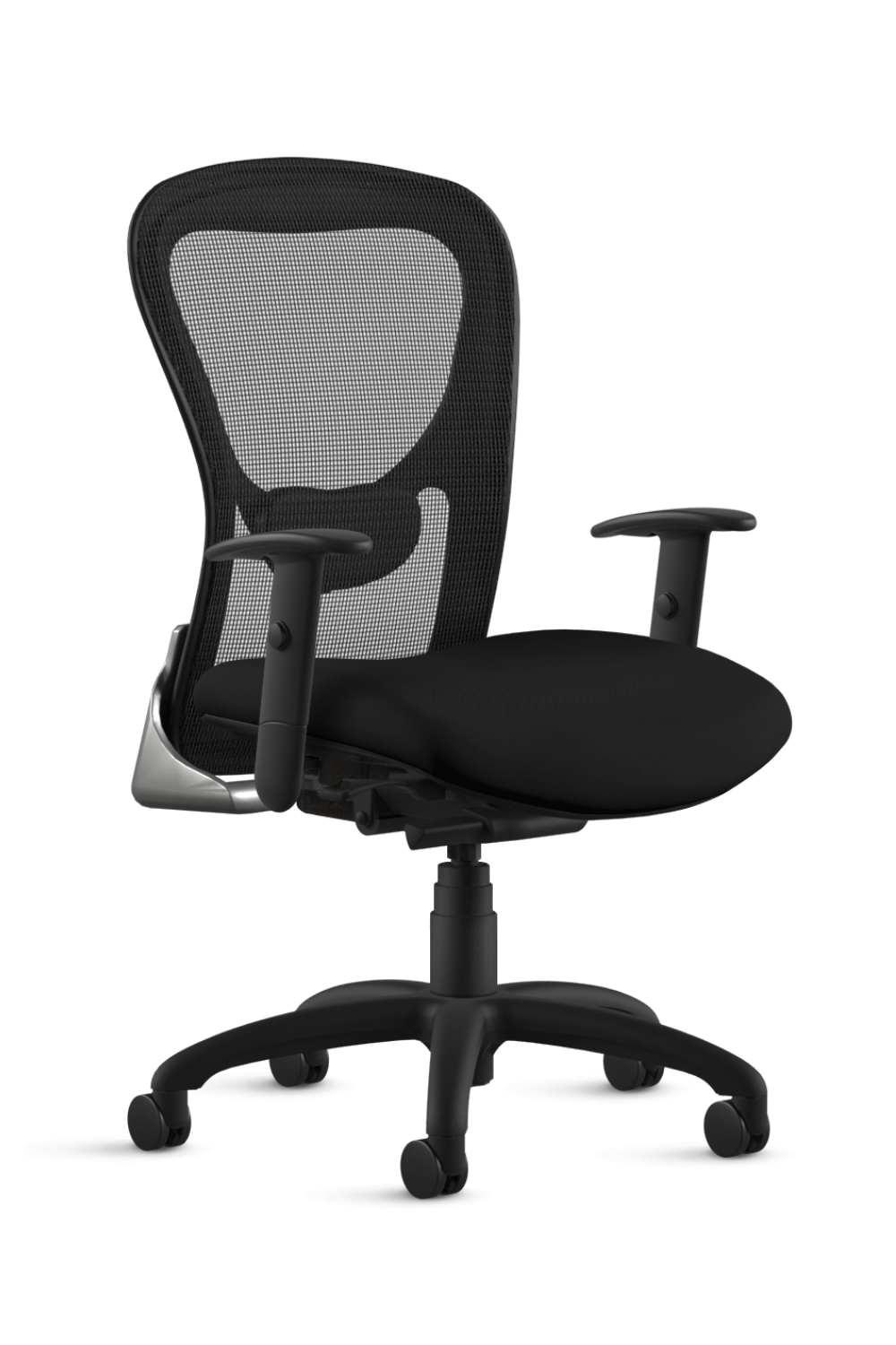 9 to 5 STRATA Mid Back Task Chair (1560) - Ergonomic Office Chair for Home & Work, Adjustable Height & Lumbar Support - Perfect for Desk Work, Gaming & Study