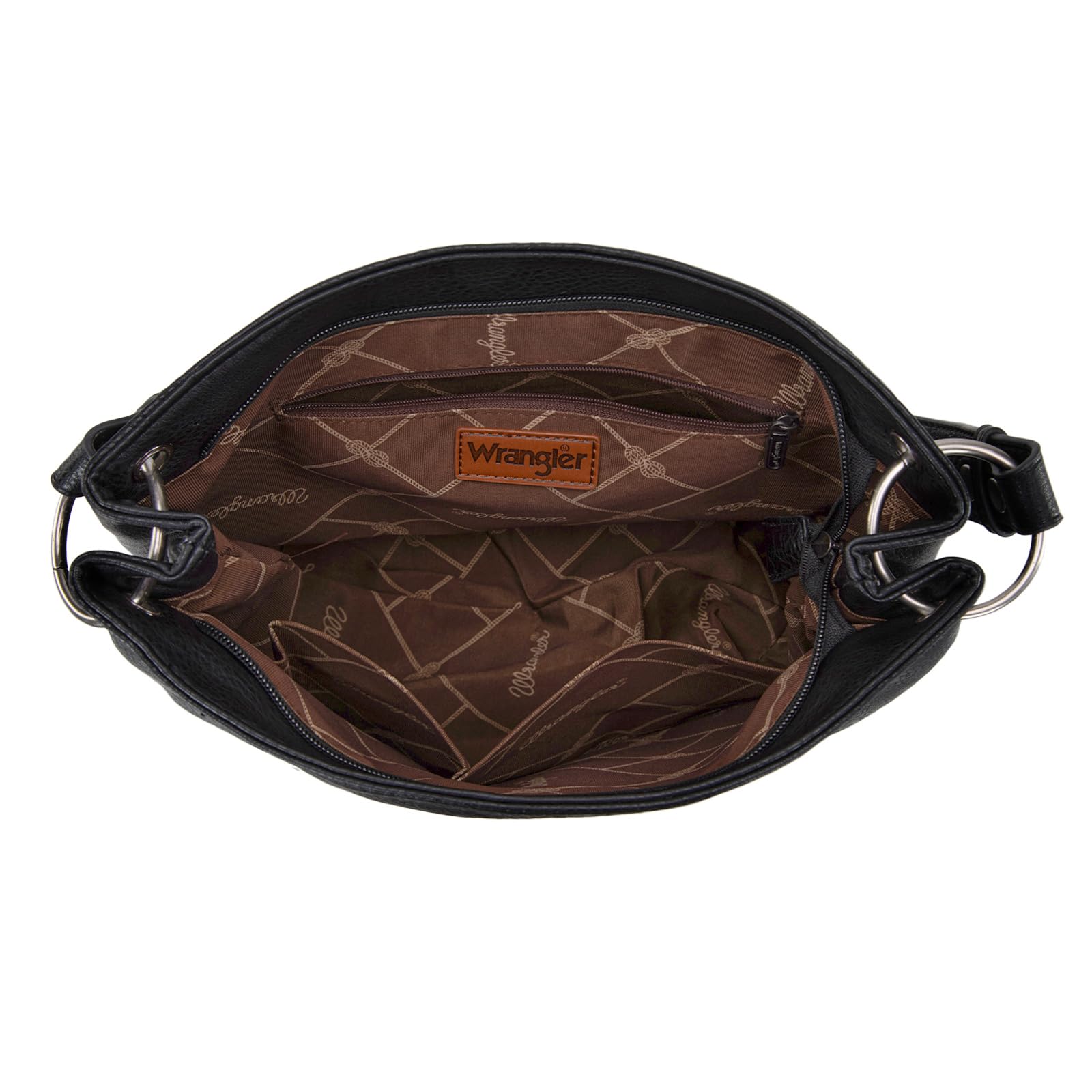 Wrangler Vegan Leather Hobo Bags for Women - Stylish Top Handle Shoulder Purses & Handbags | Perfect for Work, Travel & Everyday Use