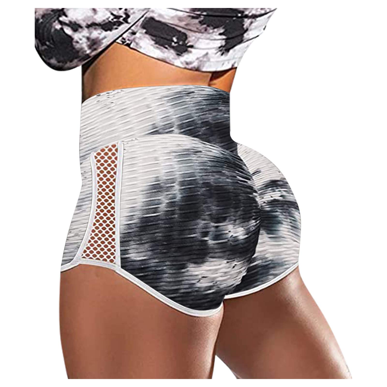 High Waisted Biker Shorts for Women - Tummy Control Yoga & Gym Shorts for Workout & Beach
