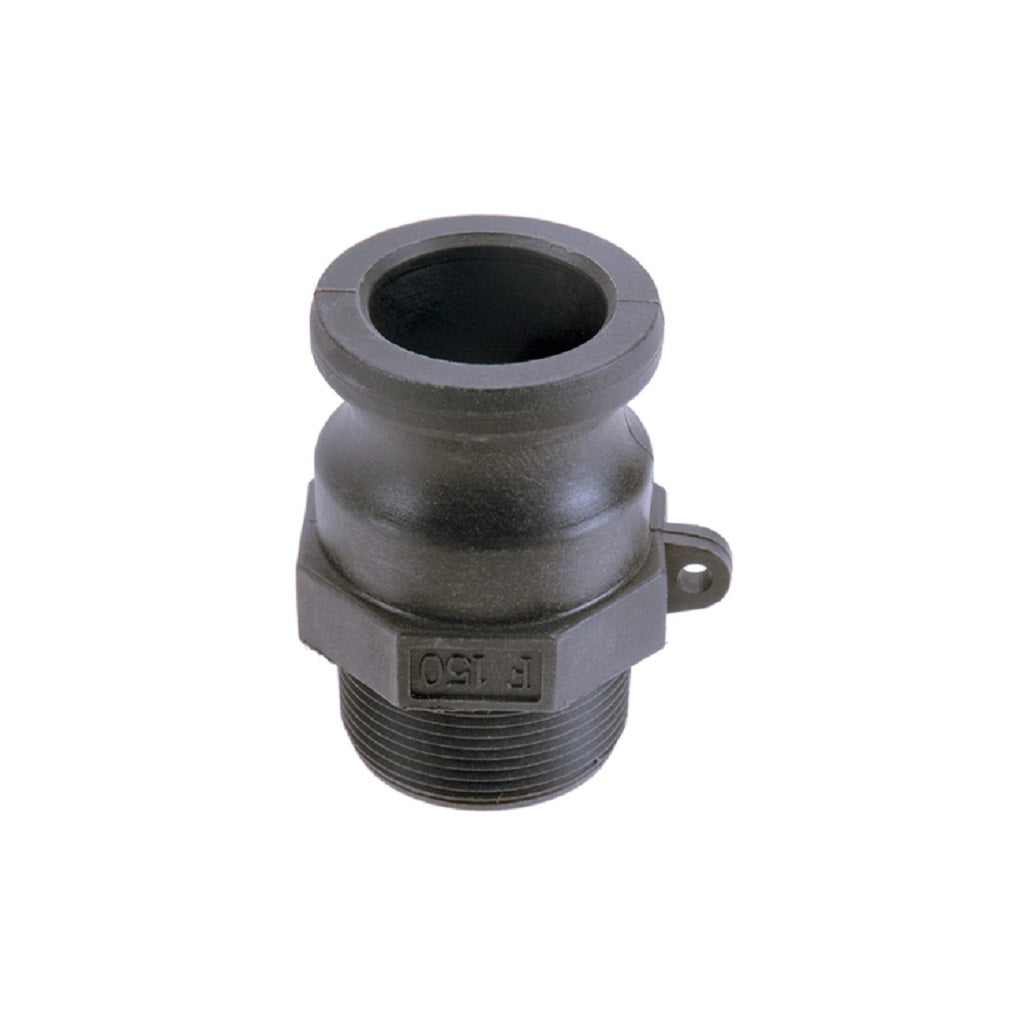 Poly Cam Lock Male x Male NPT Thread Type F - Brass Quick Connect Fitting for Air, Water & Oil Applications - Ideal for Pneumatic Systems, Hydraulics & Industrial Equipment