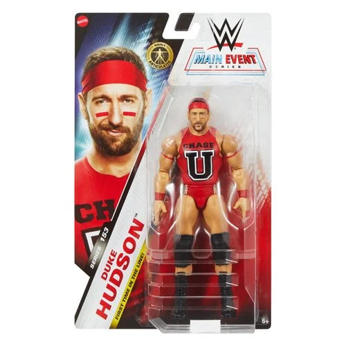 Duke Hudson WWE Main Event Series 153 Action Figure - Collectible Wrestling Toy for Kids & Adults, Perfect for Play, Display & Gifts