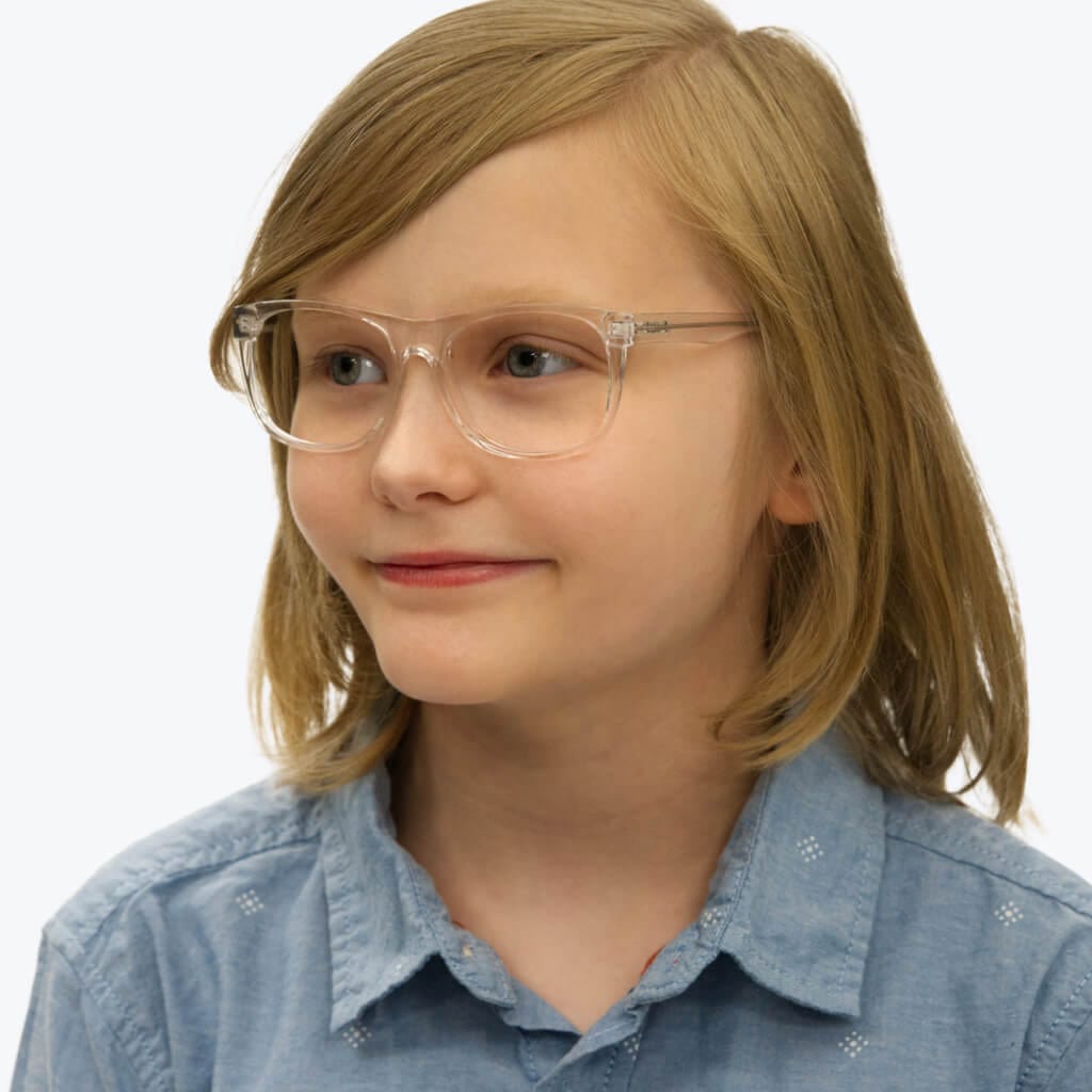 Blue Light Blocking Kids Computer Glasses - Anti Eye Strain for Screen Time - Prescription Ready - Perfect for Online Classes & Gaming