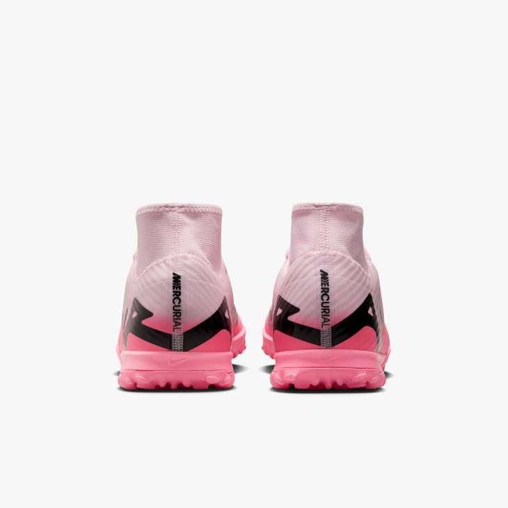 Nike Mercurial Superfly 9 Academy TF Turf Soccer Shoes for Men & Women - Pink Foam/Black - Lightweight Football Cleats for Artificial Grass - Perfect for Training, Matches & Indoor Soccer Games