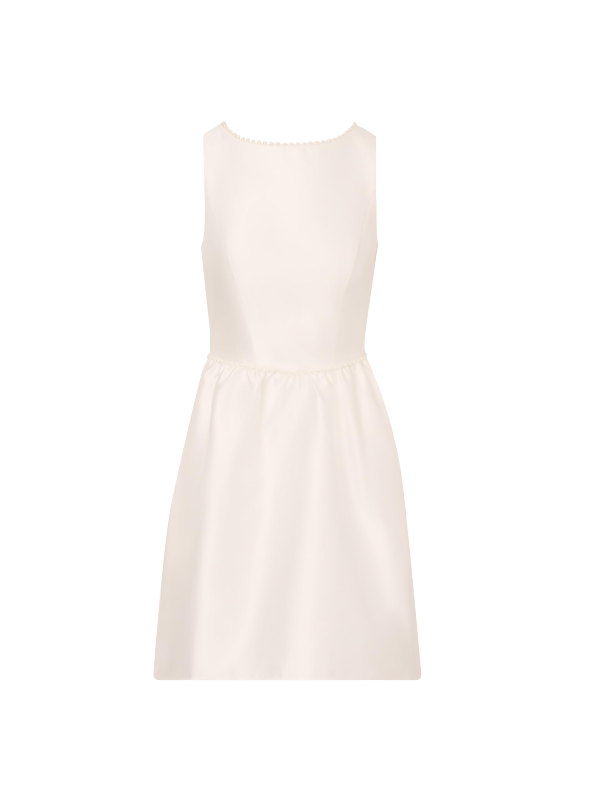 Adrianna Papell Women's Elegant Pearl Mikado Cocktail Dress for Weddings, Parties & Special Occasions