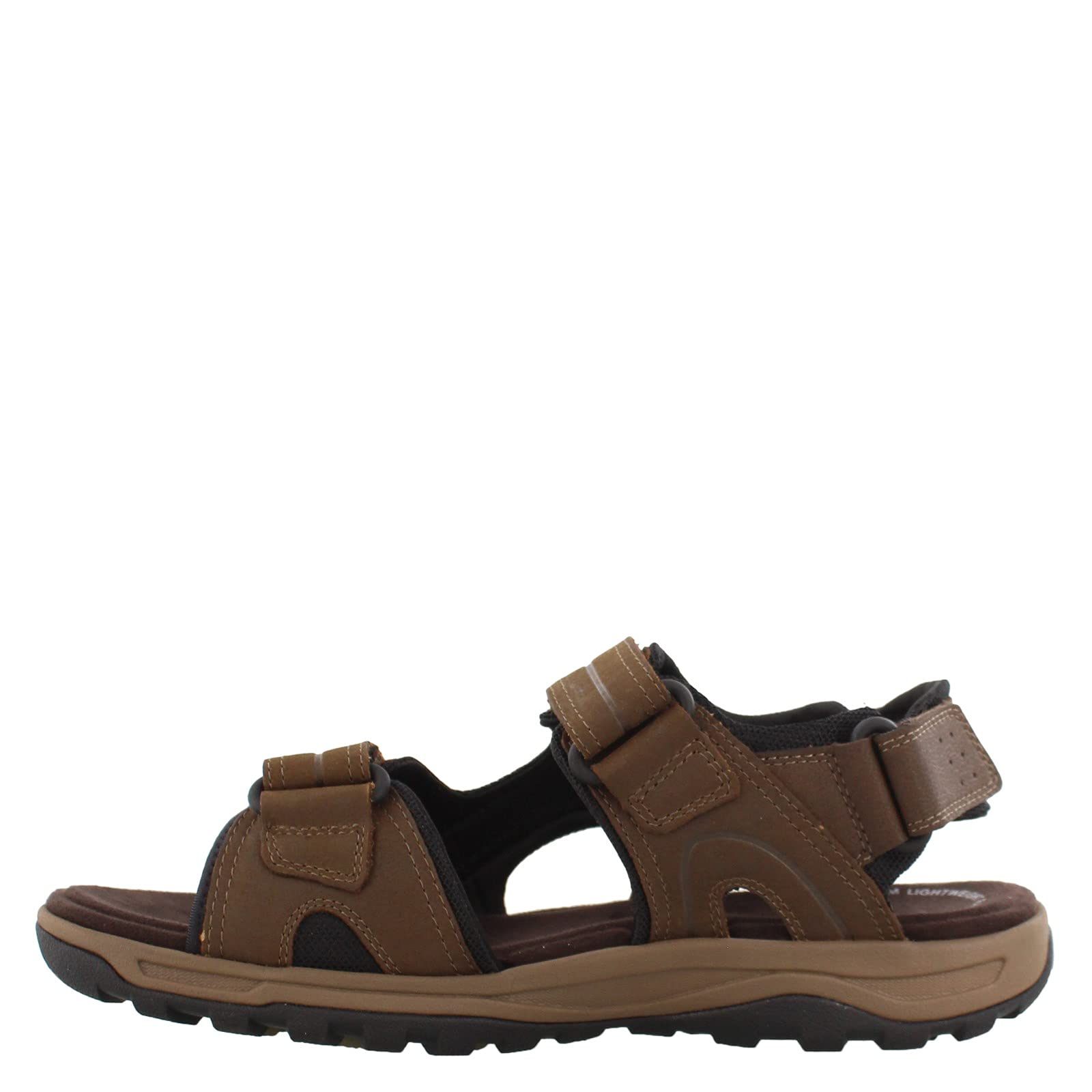 Rockport Men's Trail Technique Velcro Sandal - Lightweight Hiking Sandals for Men with Adjustable Straps - Perfect for Outdoor Adventures, Camping & Travel