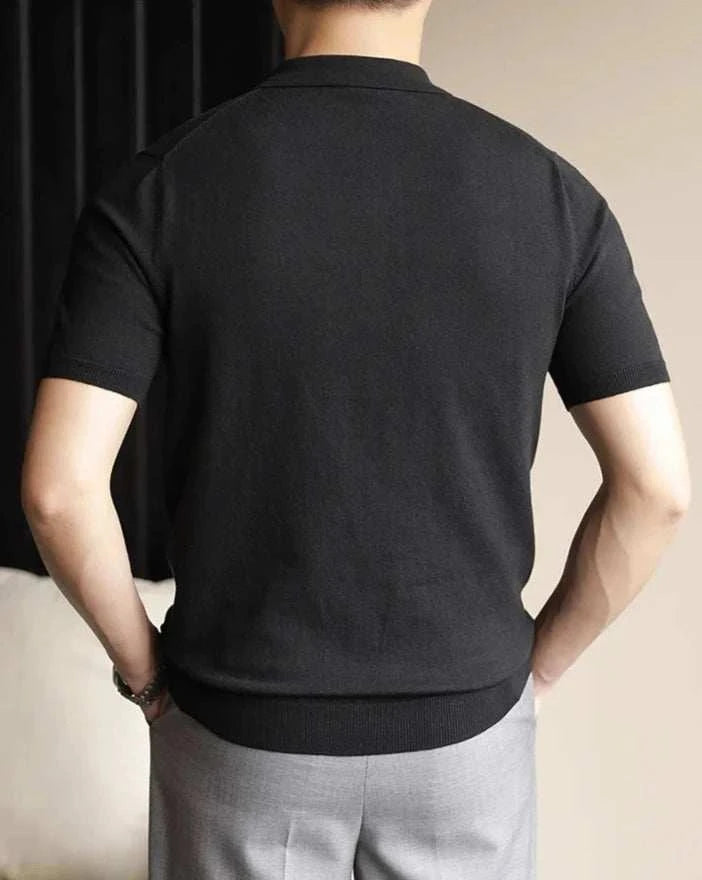 Men's Classic Polo Casual T-Shirt - Breathable Cotton Short Sleeve Shirt for Everyday Wear | Perfect for Work, Golf, and Outdoor Activities
