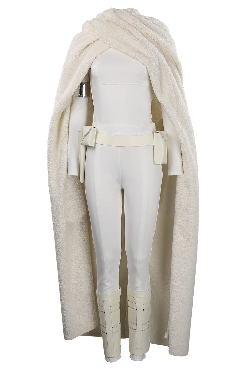 Queen PNA Costume Cape Cloak Outfit - White Halloween Cosplay Suit for Women Adults | Royal Fantasy Dress-Up, Cosplay Events & Themed Parties