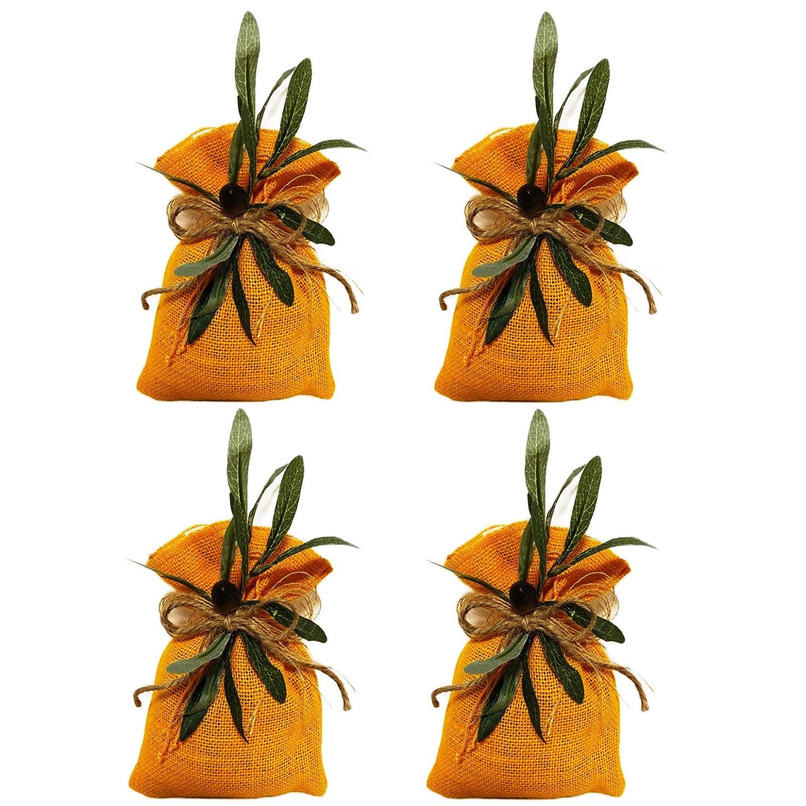 La Favola Incantata® - 4-Pack Handmade Puglia Scented Bags | 100% Made in Italy | Home Fragrance, Drawer Freshener & Gift Idea