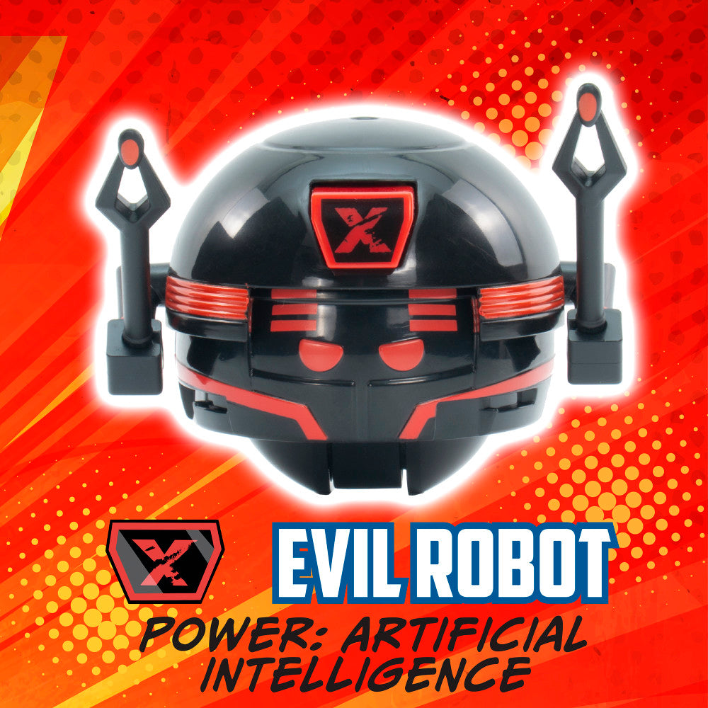 Battle Ballz: Duel Pack - Ice Berg vs Evil Robot Action Figures | Epic Warrior Showdown Collectible Toys | Perfect for Kids Playtime & Collector Displays