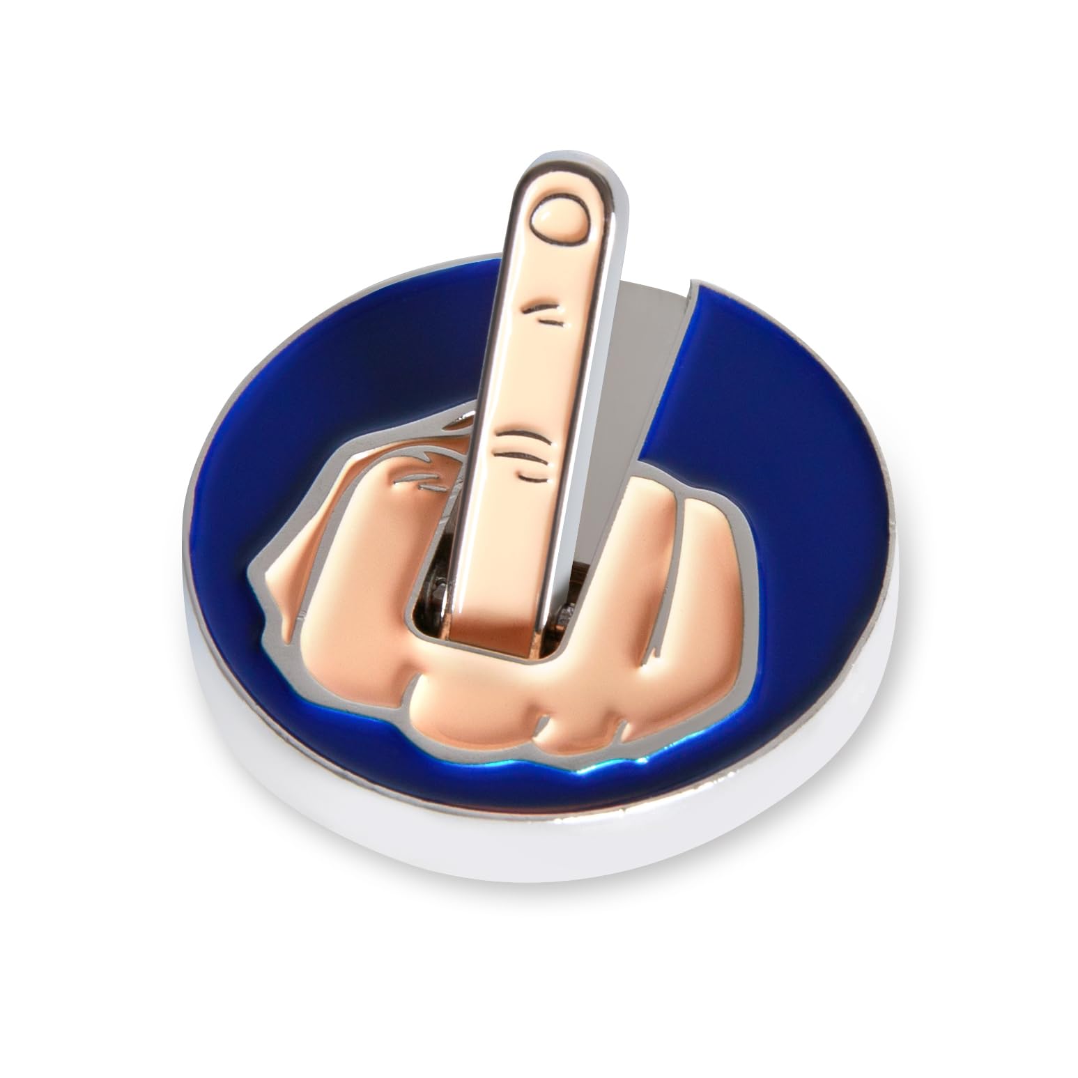Funny ZEETY Middle Finger Golf Ball Marker - Hilarious Golf Accessories for Men & Women | Perfect Golf Gag Gift for Friends, Tournaments & Golf Parties