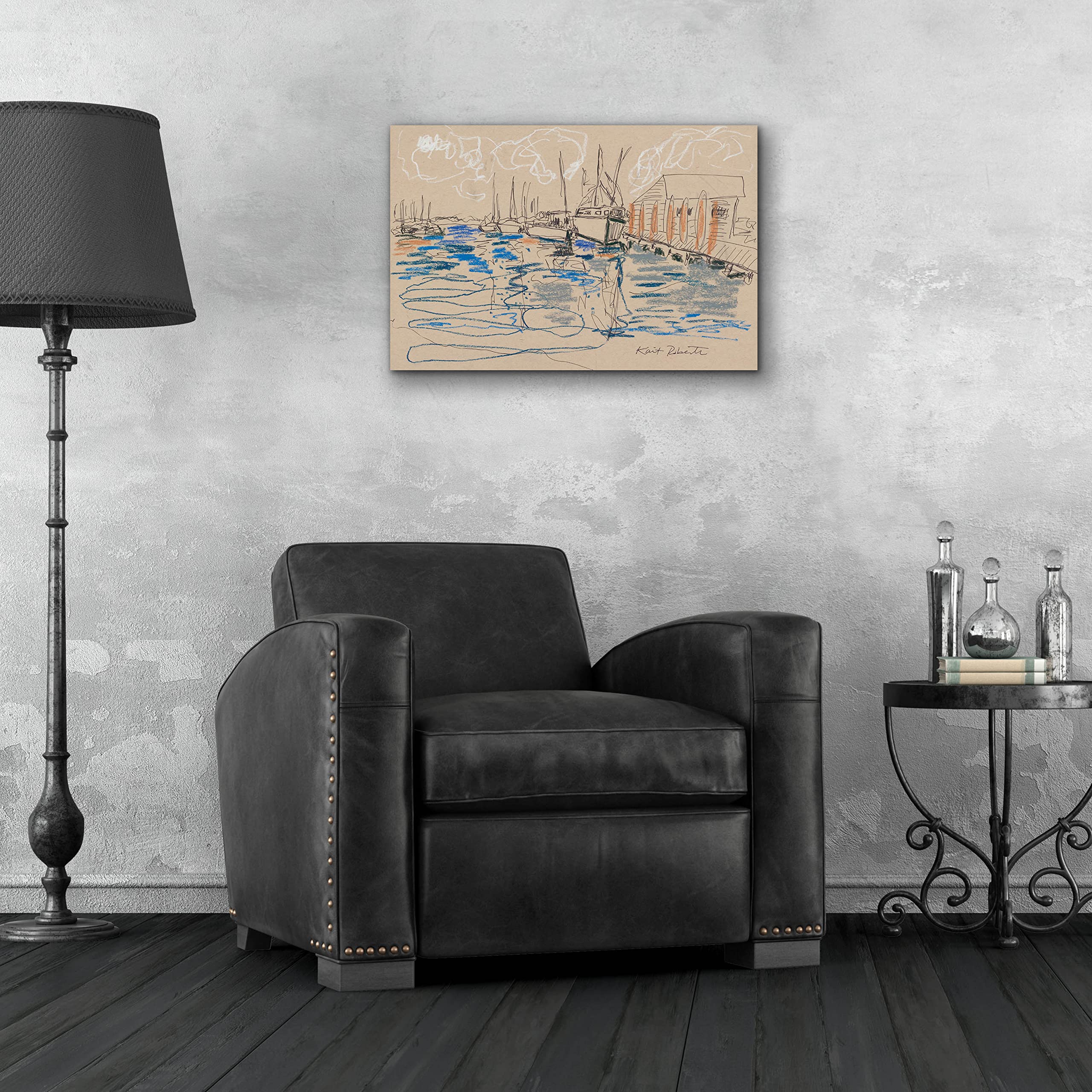 Epic Art 'Harraseeket Lunch and Lobster Co.' by Kait Roberts - 24