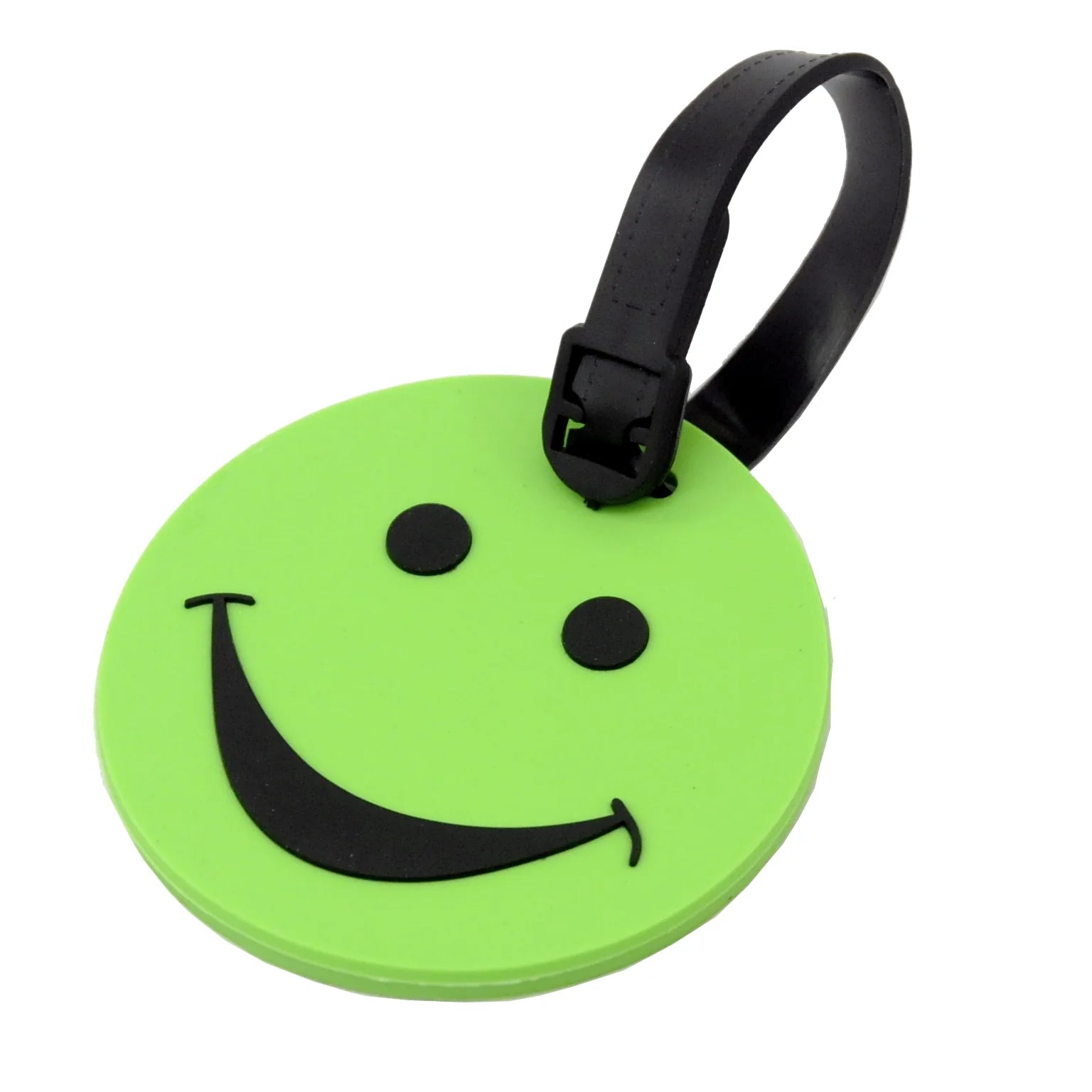 Voltage Valet Smiley Face Luggage Tags TLT 027 - Colorful Durable Suitcase ID Tags for Travel, Airports & Cruise Vacations