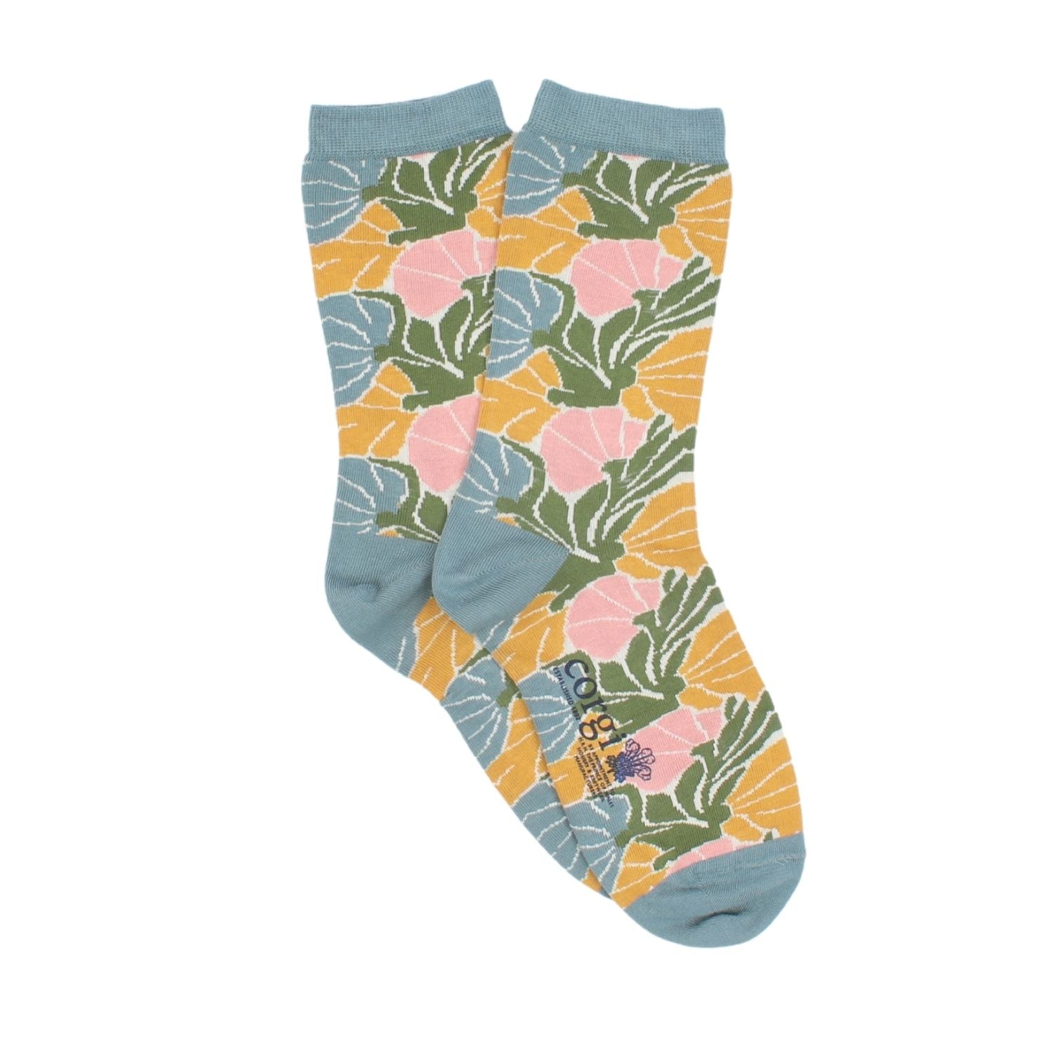 Women's Abstract Floral Cotton Socks - Soft & Breathable Ankle Socks for Everyday Wear, Workout, Yoga & Casual Outfits