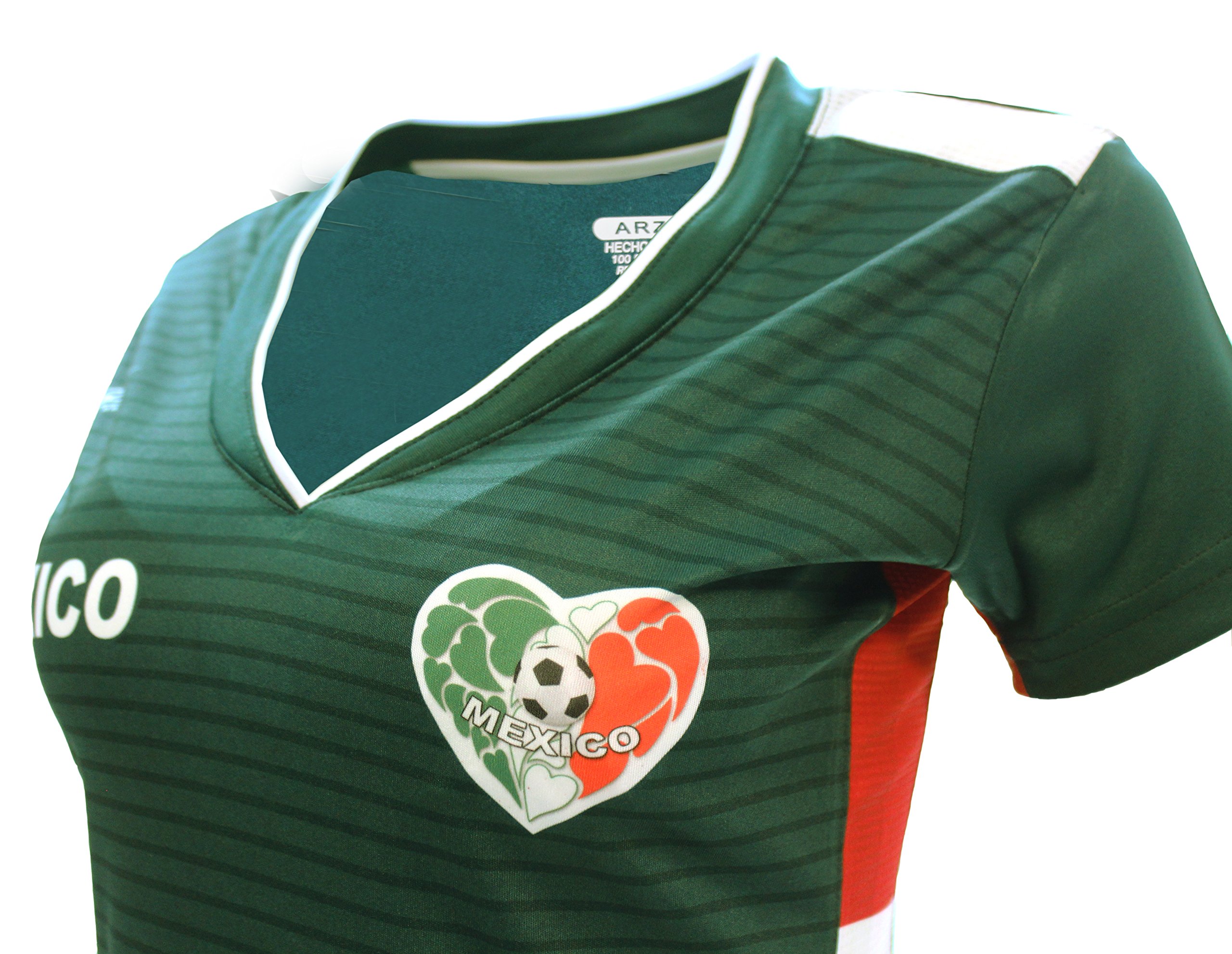 2018 Mexico Women's Soccer Jersey - Green Fan Apparel for Games & Sports Events | Perfect for World Cup, Match Days & Team Support